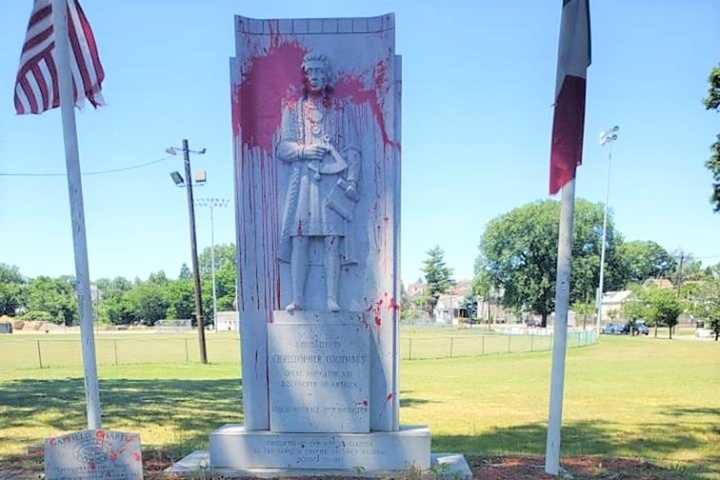 UNICO, Others Clean Vandalized Columbus Statue, Mayor Vows To Find, Prosecute Those Responsible