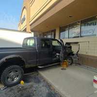 <p>A man was charged was allegedly driving high in drugs when he plowed into a local pharmacy, police say.</p>