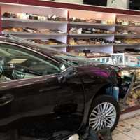 <p>The sedan slammed through the front of Zadies Kosher Bake Shop in Fair Lawn.</p>