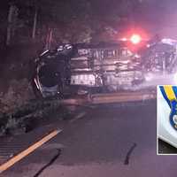 UPDATE: Rescued Bergen Driver Loses Leg, Survives Fiery Crash On Palisades Interstate Parkway