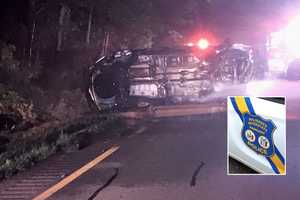 UPDATE: Rescued Bergen Driver Loses Leg, Survives Fiery Crash On Palisades Interstate Parkway