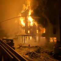 <p>An intense fire destroyed a senior center under construction.</p>