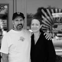 <p>Luis and Kathryn Corena, the owners behind First Village Coffee in Ossining.</p>