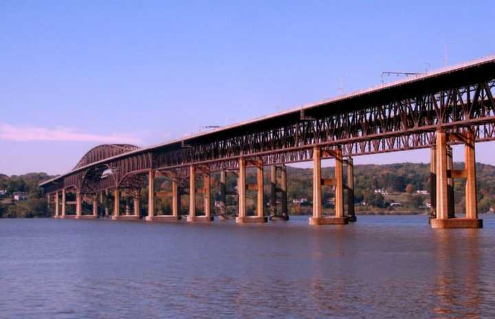 Newburgh-Beacon Bridge from Beacon, N.Y.