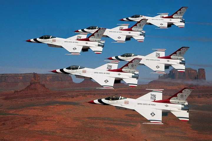 See The Air Force Thunderbirds At 2016 Orange County Air Show