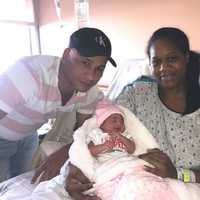 <p>Baby Esther was born as the clock struck midnight at Jersey City Medical Center.</p>