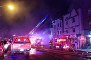 Three Firefighters Injured Battling Newark Blaze