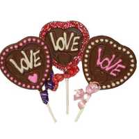 <p>Village Sweets’ V-Day options include specialty hand-dipped Belgian chocolate strawberries, customizable chocolate gift boxes and handmade chocolate lollipops.</p>