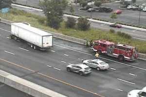 Jackknifed Tractor-Trailer In Bridgeport Slows Traffic For Miles On I-95