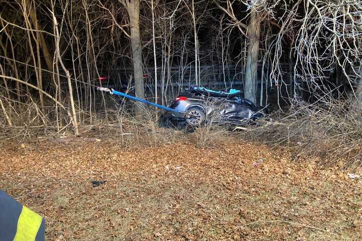 Two Trapped In I-684 Rollover Crash