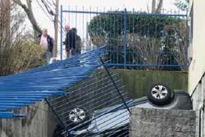 Senior Trio Emerges Unscathed After SUV Flips In Palisades Park Crash