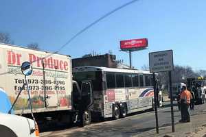 Route 80 Truck, Commuter Bus Crash Jams Late-Morning Rush