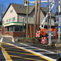 <p>Orange &amp; Rockland County Utilities installed the four new LED lights at the railroad crossing at Lake Road in Congers.</p>