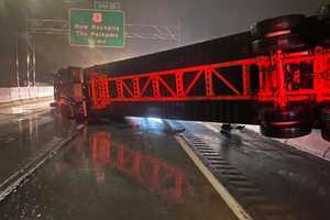 Tow Operators Save Day After Tractor-Trailer Hangs Off I-95 In Crash