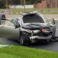 <p>The crash left one lane passable on southbound Route 17 in Ridgewood.</p>