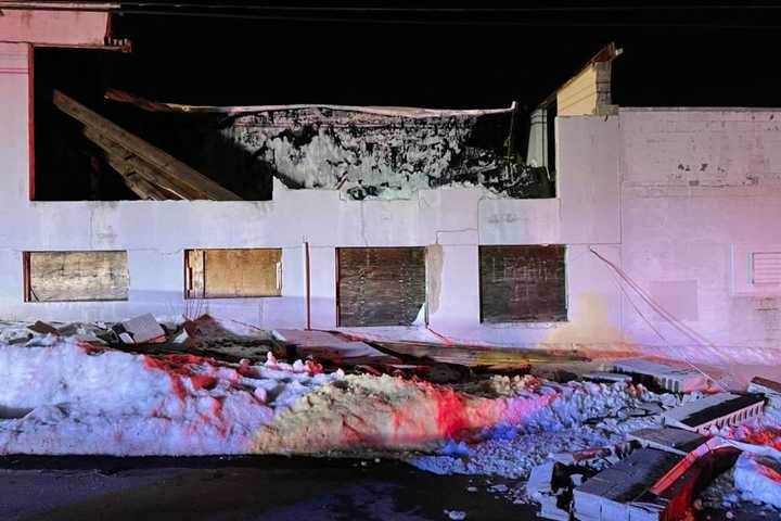 Snow Collapses Roof Of Bucks County Office Building