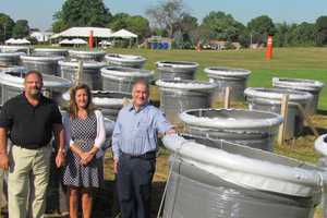 Marcus Partners Donates Giant Planters To Beautify Norwalk