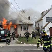 <p>A man was forcibly removed from his home after setting it on fire and barricading all the doorways.</p>