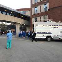 <p>A show of support for employees at two area hospitals.</p>