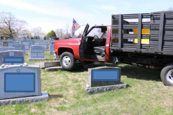 Fairfield Juveniles Crash Vehicle In Cemetery Causing Extensive Damage, Police Say