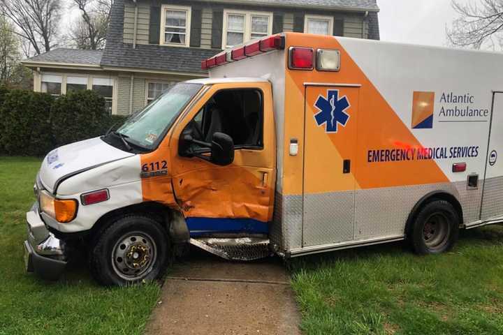 PHOTOS: Ambulance Collides With SUV In Montclair