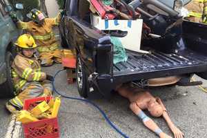 Ramsey Rescue Squad Practices Drill