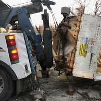 <p>ABC Towing righted and removed the wreckage in Fort Lee.</p>