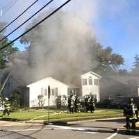 <p>There was no immediate word on the possible cause of the Plympton Street fire in New Milford.</p>