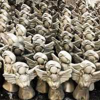 <p>Some of the thousands of angels made and given aways to first responders.</p>