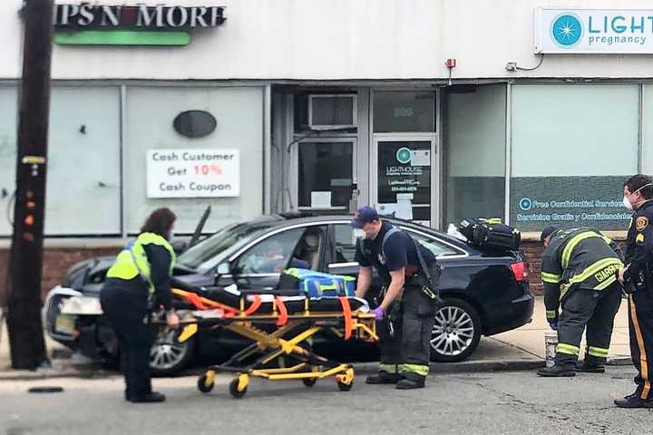 Driver Hospitalized After Sedan Slams Into Utility Pole In Hackensack