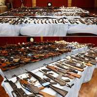 <p>NJ “Guns for Cash” haul.</p>