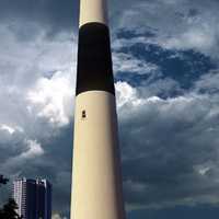 <p>The Absecon Lighthouse stand 171 feet tall.</p>