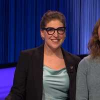 <p>Mayim Bialik and Alice Ciciora</p>