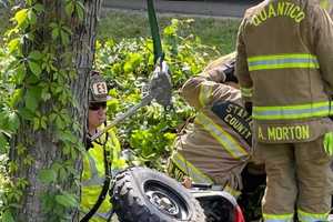 Stafford Firefighters Rescue First-Time ATV Driver Who Crashed Into Ravine: Police