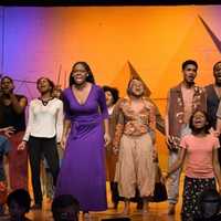 <p>The cast of &quot;Aida&quot; rehearses at Spring Valley High School last spring.</p>