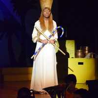 <p>A member of Thespian Troupe 721 plays the lead in a Spring Valley HIgh School production of &quot;Aida.&quot;</p>