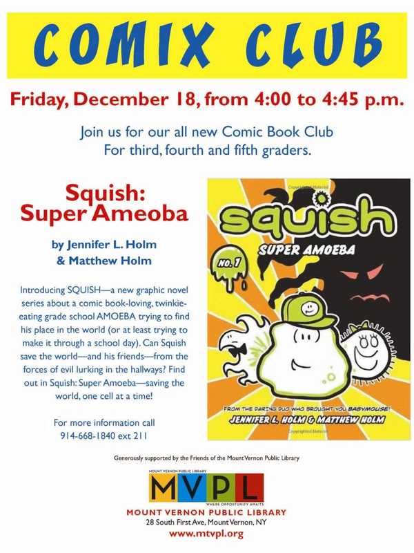 Squish The Super Amoeba Is Coming To Mt. Vernon Comix Club Event