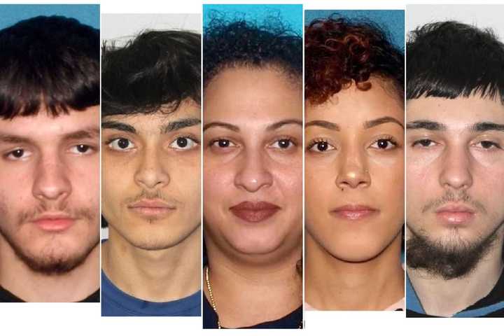 Five Busted For Various Offenses During Burglary Probe, Haledon PD Says