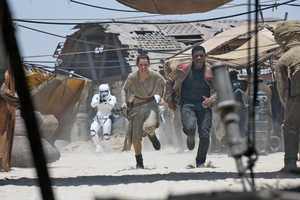 Maritime Aquarium Screening 'Star Wars: The Force Awakens' On IMAX Screen