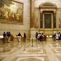 Climate Activists Charged For Dumping Red Powder On Constitution At US Archives: Feds