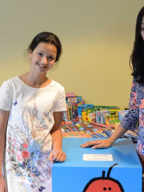 Englewood Family Donates Art Cart To Hackensack Hospital Pediatric Unit