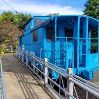 <p>The caboose was donated to the City of Boston by the Conrail Railroad company</p>