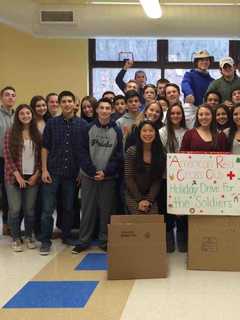 Briarcliff HS Students Create Care Packages For Troops