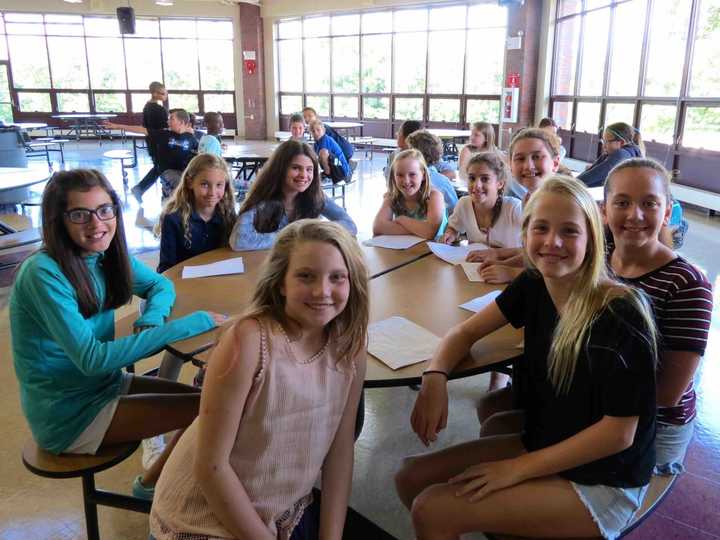 The sixth-graders toured the school, reconnected with peers and received introductions.