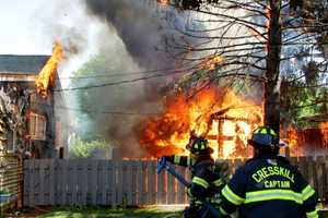 Roaring Shed Fire Doused In Bergen