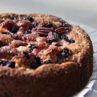 <p>Sour cherry cake at By the Way Bakery.</p>