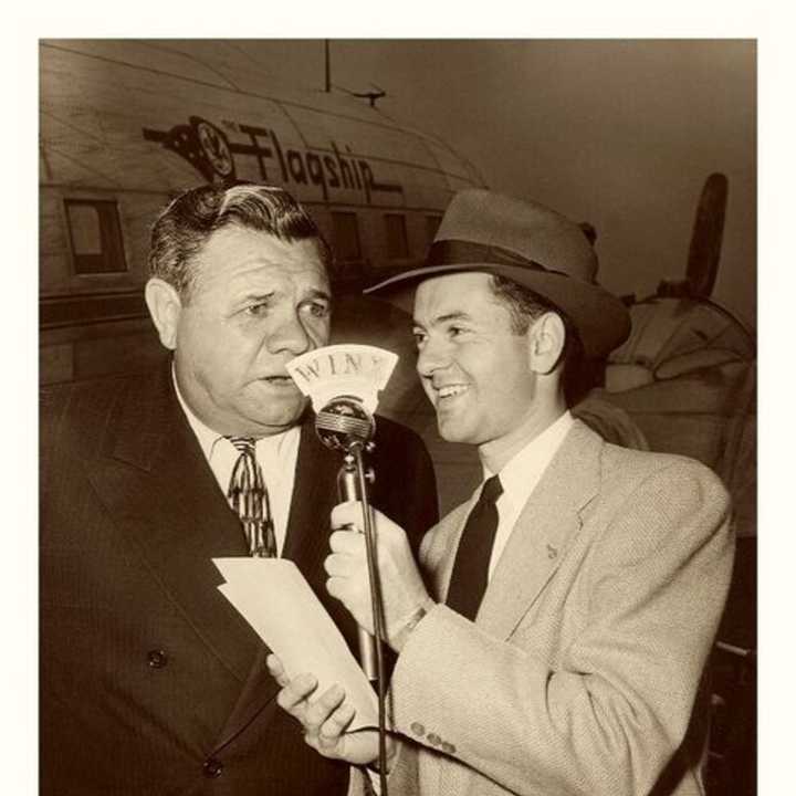 Babe Ruth and Bob Wolff 