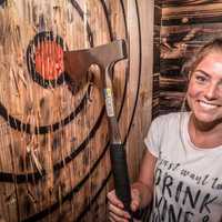<p>Axes and ale are offered at Bad Axe Throwing opening soon in Westchester.</p>