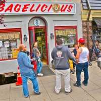 <p>Bagelicious in Ridgewood.</p>