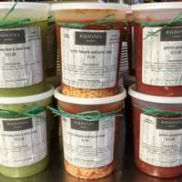 <p>Baldenza sells its soups to go in convenient containers so you can sip (or slurp) to your heart&#x27;s content at home.</p>